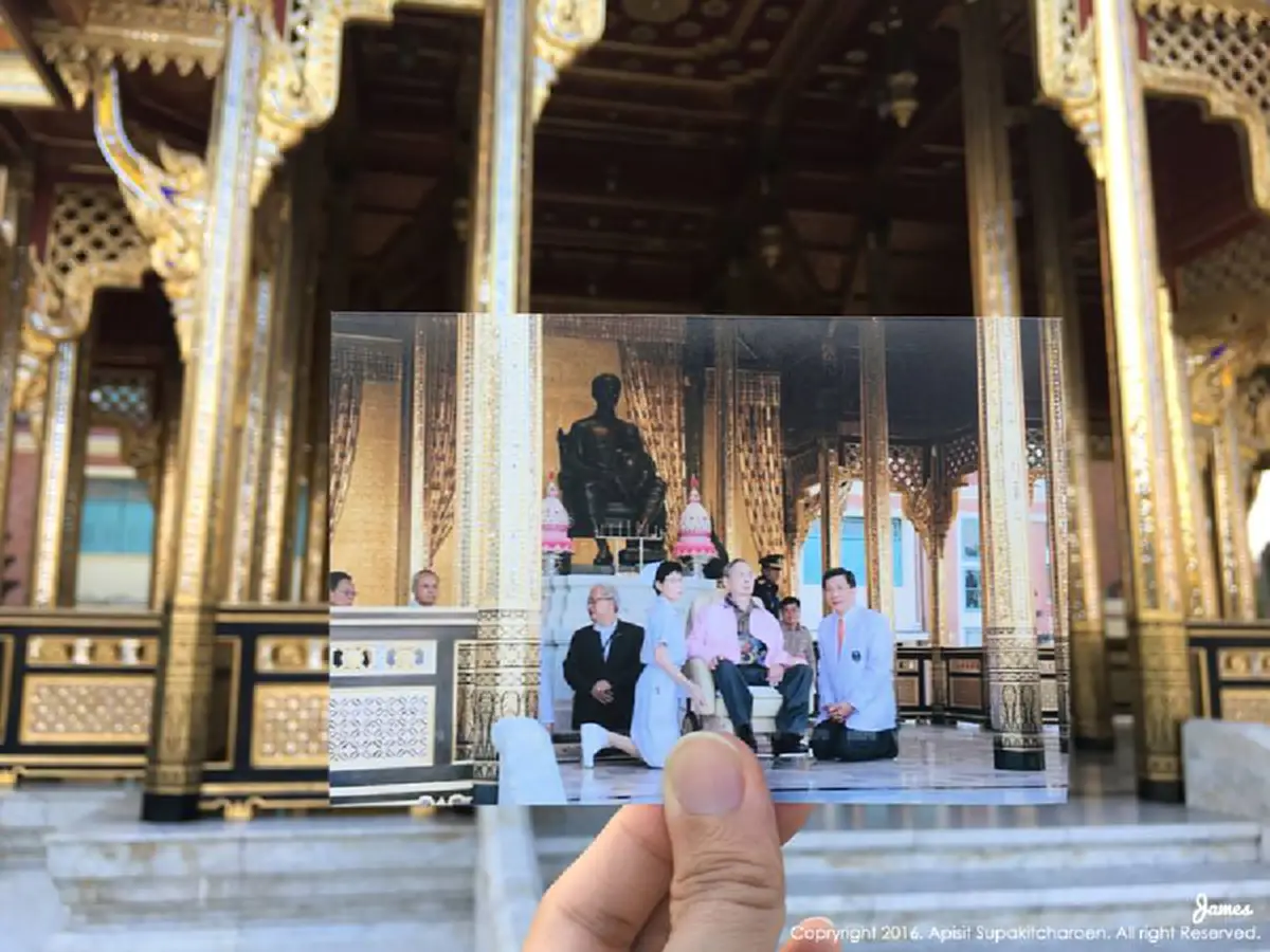 ไอเดียบรรเจิด !!!! หนุ่มตามถ่ายภาพ ที่ที่พ่อเคยไป กับสถานที่ทรงงานของ"ในหลวงร.9" งดงาม เปี่ยมล้นด้วยพระมหากรุณาธิคุณ !?! (ภาพ)
