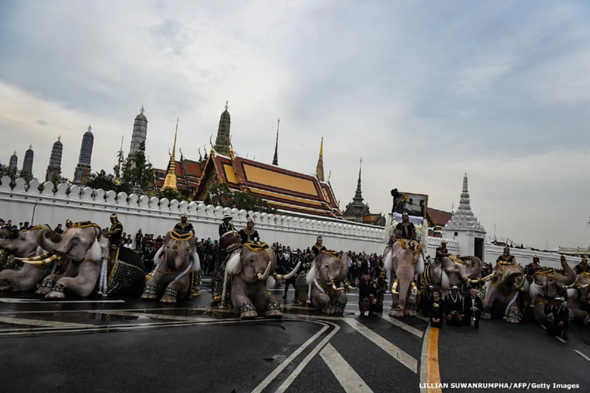 สง่างาม สมพระเกียรติ!! คลิปวินาทีช้างมงคล 11 เชือก ถวายสักการะพระบรมศพในหลวง ร.9 ที่ดูจบแล้ว ต้องน้ำตาไหล!! (มีคลิป)