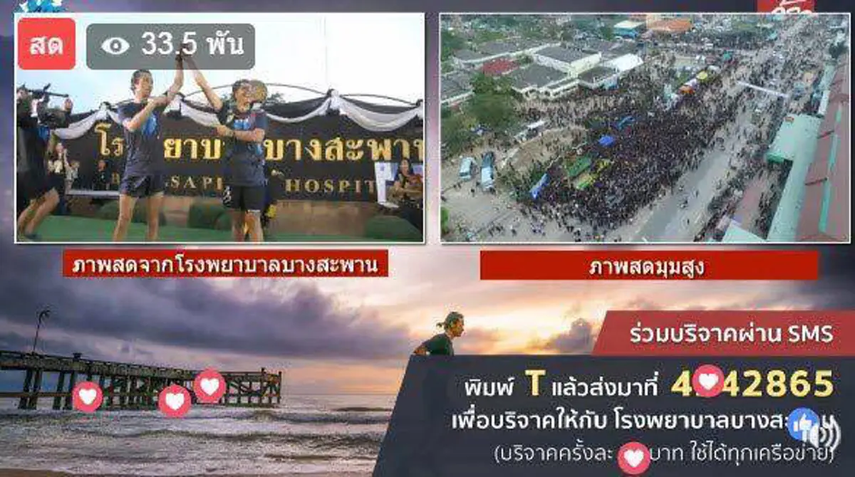 ชัยชนะของลูกผู้ชาย!!! "ตูน บอดี้สแลม" เข้าเส้นชัยถึง "โรงพยาบาลบางสะพาน" พร้อมเงินบริจาค 63 ล้านบาท ท่ามกลางแฟนคลับนับพัน!!! (ชมคลิป)