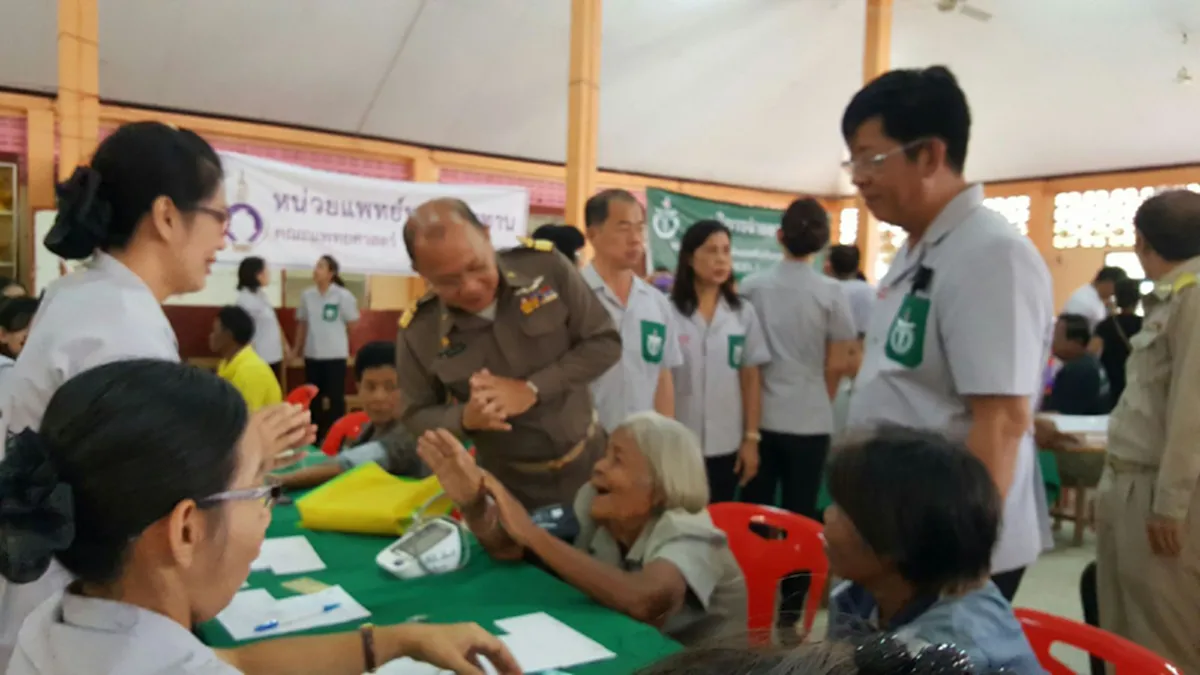 หน่วยแพทย์พระราชทาน "สมเด็จพระเทพฯ" ลงพื้นที่ให้บริการตรวจรักษาประชาชน จ.ชัยนาท ถวายเป็นพระราชกุศล "ในหลวง ร.9"  