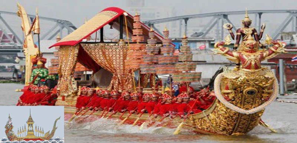 เรือพระที่นั่งประจำรัชกาลที่ ๙ "เรือนารายณ์ทรงสุบรรณ รัชกาลที่ ๙" เรือสำคัญในพระราชพิธีที่สร้างในรัชสมัยของในหลวง ร.๙