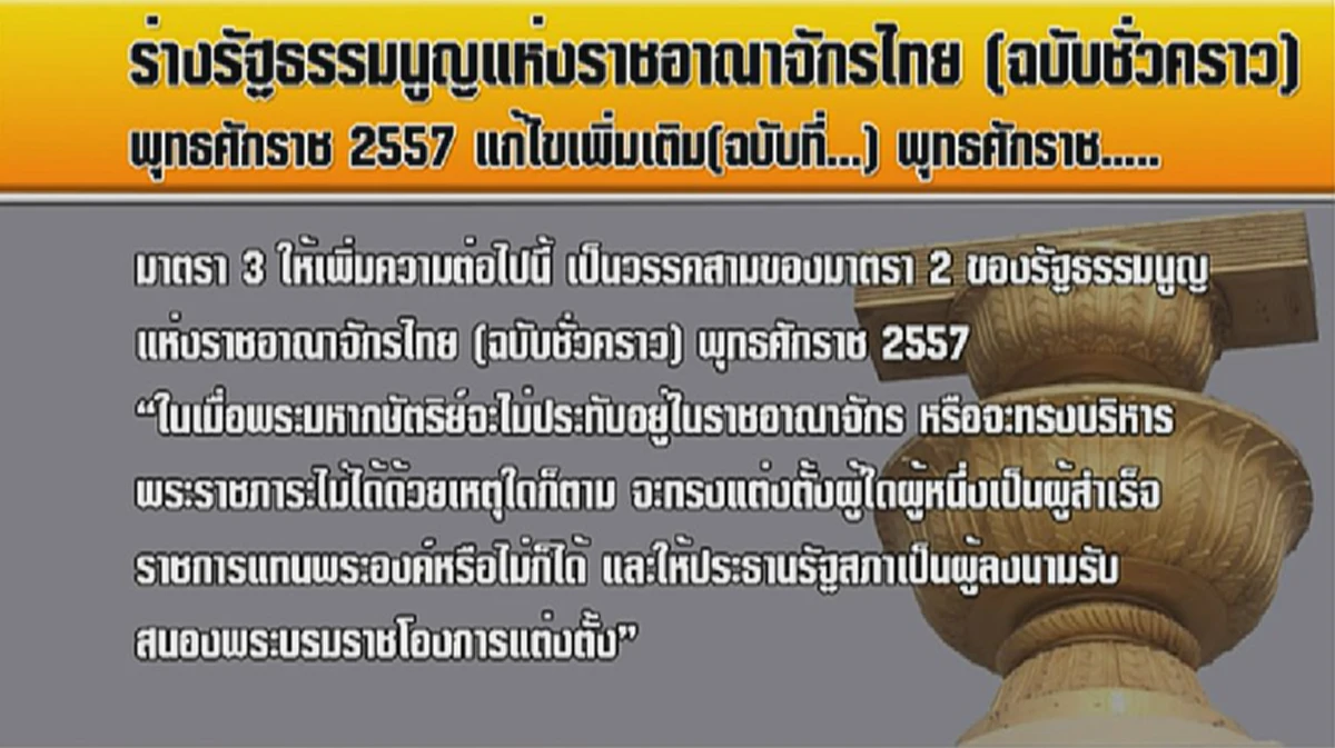 พระราชประสงค์"ในหลวง ร.10"แก้รัฐธรรมนูญ...เปิด3มาตรา มีที่มาอย่างไร
