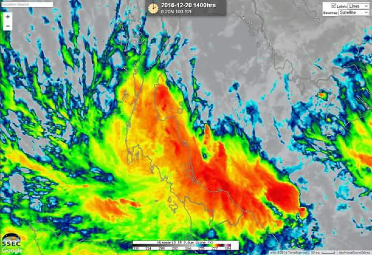ด่วน!! กรมอุตุฯเตือน ภาคใต้ฝั่งตะวันออกเตรียมรับมือฝนตกหนัก ระวังน้ำท่วมรอบ2