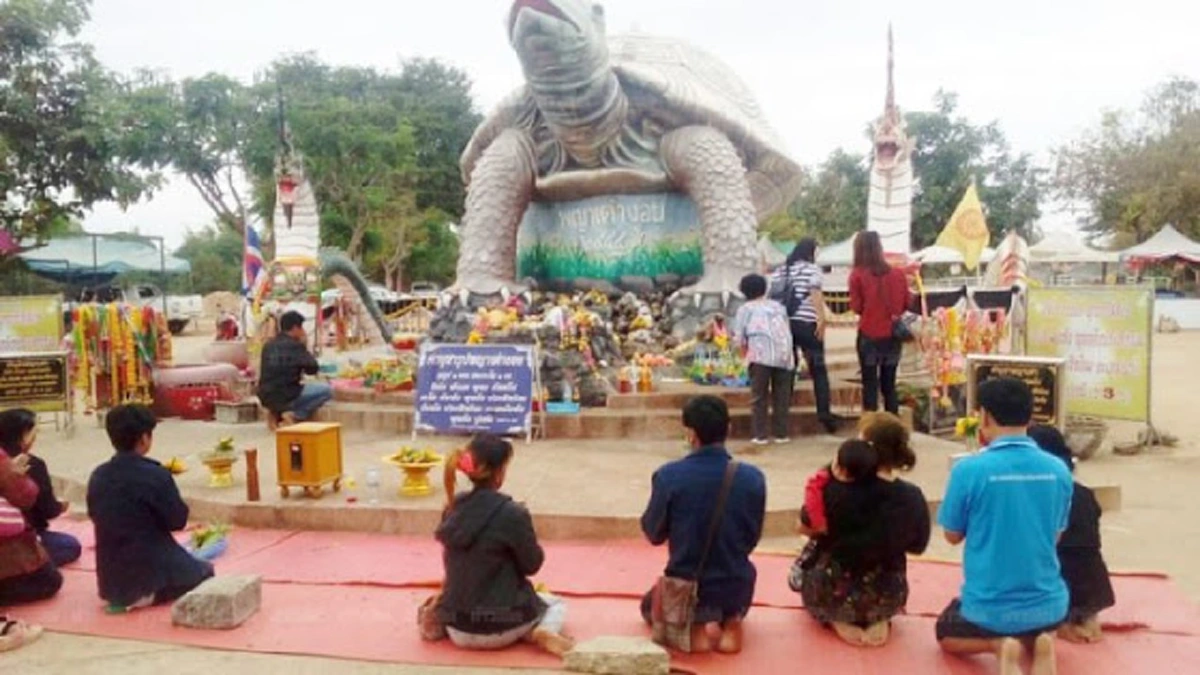 มาแล้ว เลขเด็ดรับปีใหม่!! พญาเต่างอย เข้าฝันชาวบ้าน บอกเลข 2 ตัวแรงๆ! คอหวยแห่ซื้อแทบเกลี้ยงแผง!! 