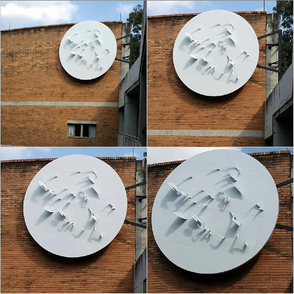 สุดยอดเกินคำบรรยาย!!! อ.สถาปัตย์ มช.สร้างประติมากรรมแสงแดด ภาพเงาพระบรมฉายาลักษณ์ "ในหลวงรัชกาลที่ ๙" เวลา ๑๕.๕๒น. ของทุกวัน (ภาพ)