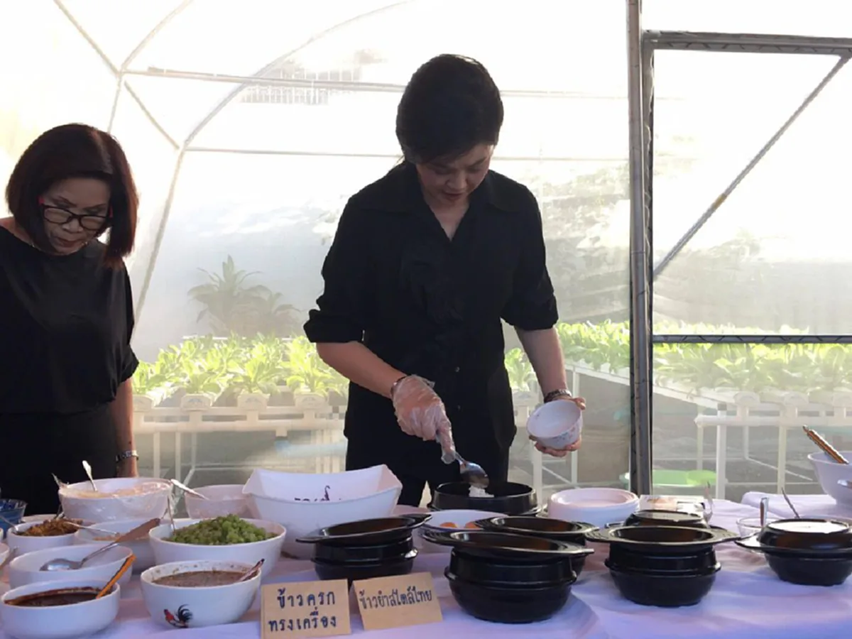 อีเว้นท์ใหม่อดีตนายก!!! ยิ่งลักษณ์และทีมงาน เปิดบ้านพัก ควงตะหลิว จัดกิจกรรม ปรุงอาหารแปรรูปจากข้าว โชว์นักข่าว