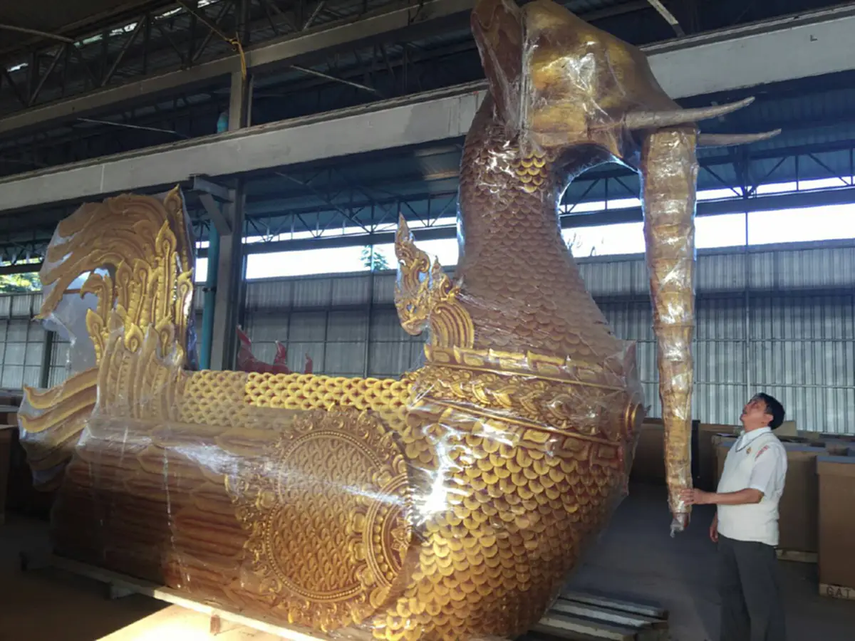 ศิษยานุศิษย์เศร้า!! เจ้าหน้าที่เตรียม "นกหัสดีลิงค์" ไว้สำหรับ พระราชทานเพลิงสรีระสังขาร "หลวงปู่จันทร์ศรี"