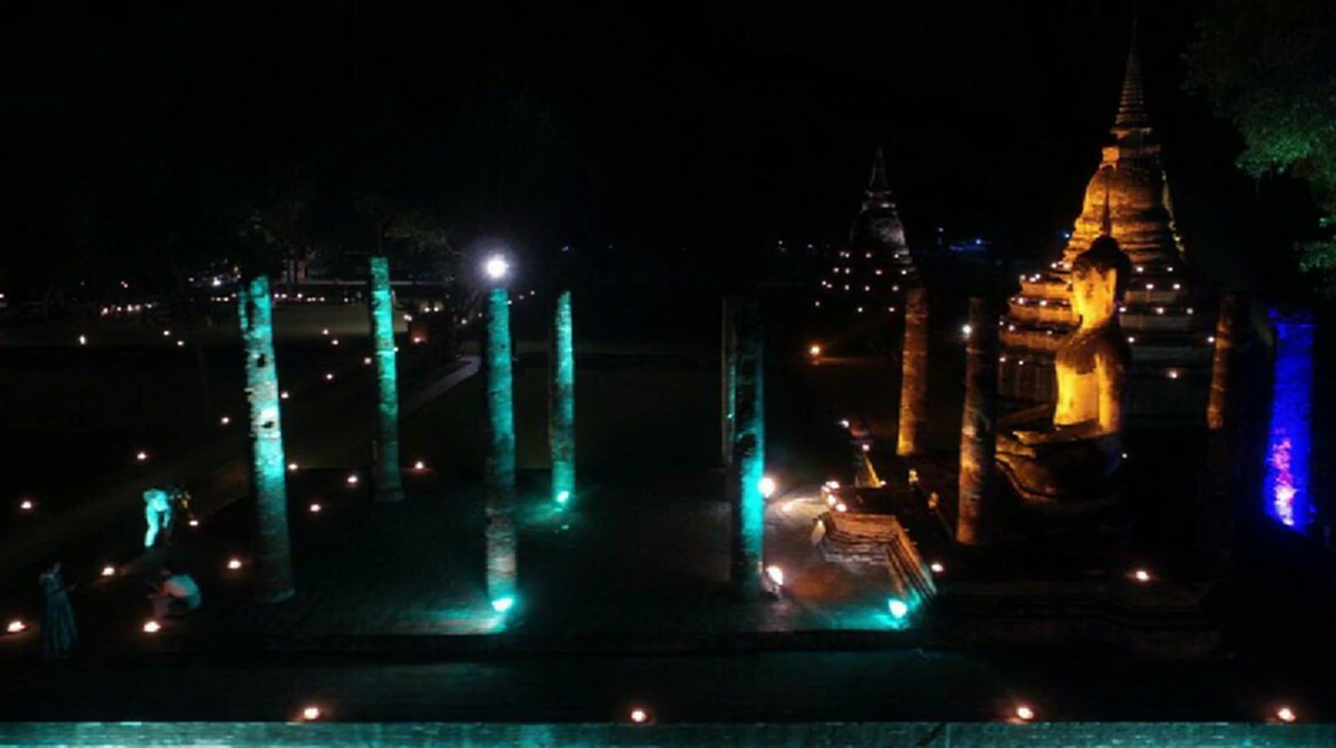 เช็ดเลนส์กล้องแล้วรีบไป!!!งาน Light Up Night อลังการแสงสีอุทยานประวัติศาสตร์สุโขทัยยามค่ำคืนสวยสุดๆ!!ชมฟรีทุกวัน(ชมคลิป)