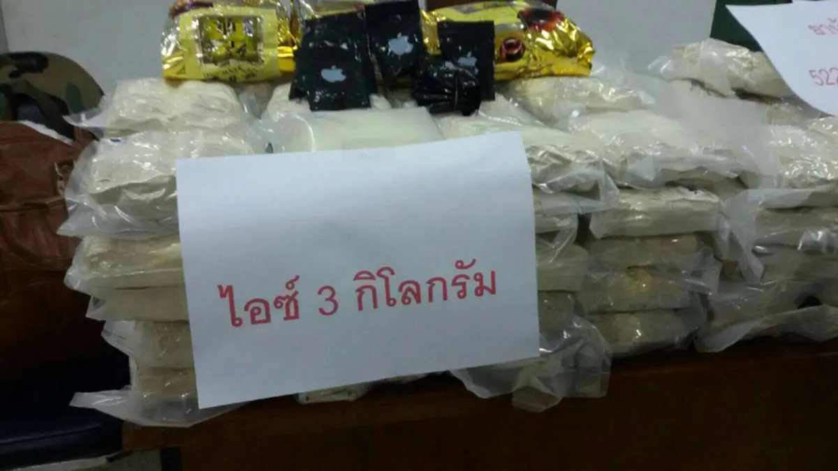 สีกากีแปดเปื้อน!! ตร.สกัดจับรถหรูหลังขับเร็วผิดปกติ อ้างเป็นพันตำรวจตรีก่อนตรวจค้นเจอไอซ์ 3 กก. ยาบ้าอีกกว่า 5แสนเม็ด!!     