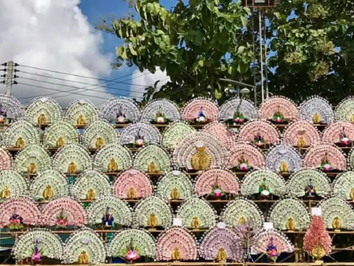 ไอเดียดี!!ชาวป่าซางจ.ลำพูนทอดกฐินนกยูงรำแพนยักษ์!!เพื่อถวายเป็นพระราชกุศลแด่ในหลวง ร.๙