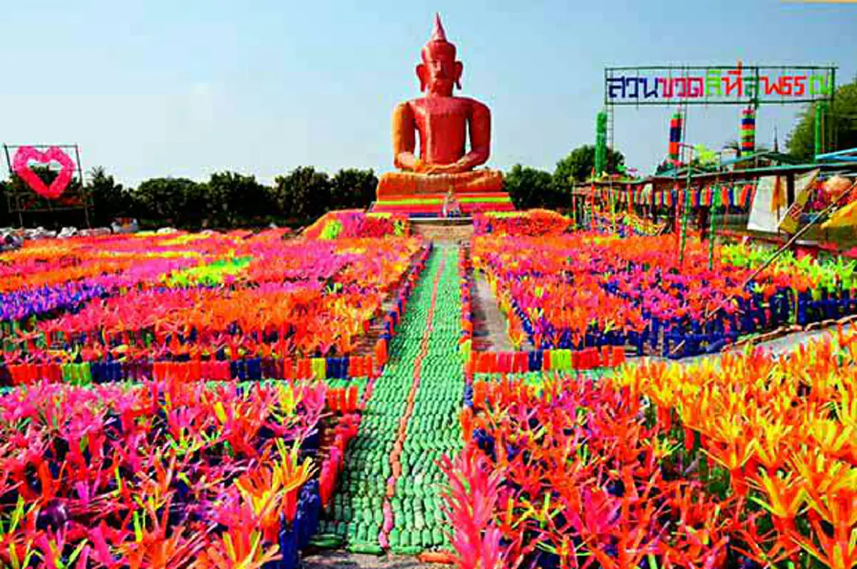 "ท่องเที่ยว"เมืองสุพรรณบุรี มหัศจรรย์แห่งความงาม สวนขวด?? แหล่งเรียนรู้ธรรมะแห่งใหม่ของประเทศ 