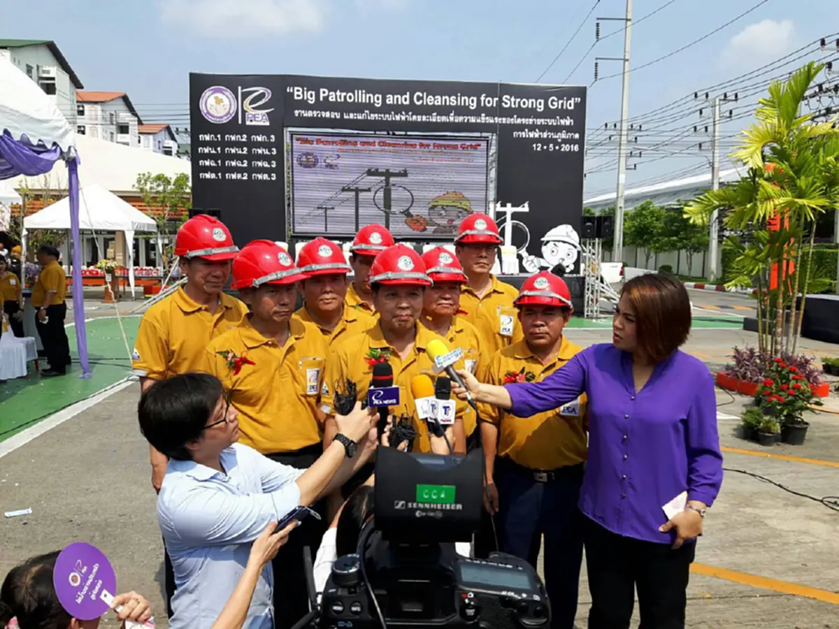ครั้งแรกในประวัติศาสตร์  PEA เป็นประธานในพิธีเปิดกิจกรรมตรวจสอบ และแก้ไขระบบไฟฟ้า