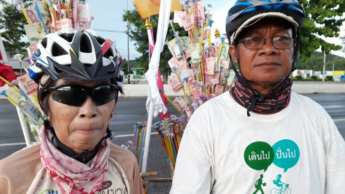 สุดยอดน้ำใจ!! เมื่อนักปั่นจักรยาน เดินทางกว่า600กม.ทำเพื่อสิ่งนี้?? บอกได้เลยว่าสุดๆ ( มีคลิป  ภาพ )