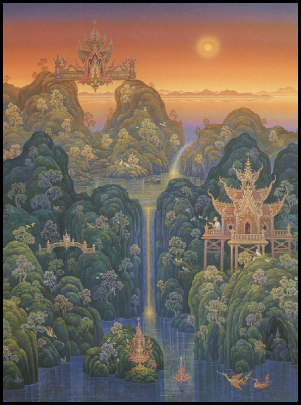 สวรรค์ชั้นดุสิตที่พระโพธิสัตว์ หรือ พระโสดาบัน หรือผู้ที่ทำกุศลบุญมามากจะไปสถิตอยู่เป็นเช่นไร