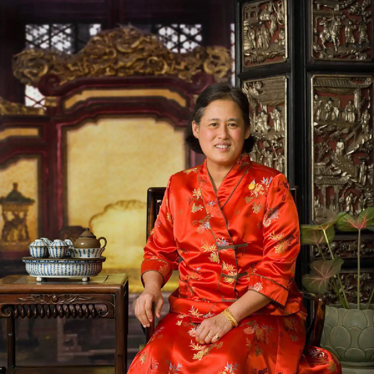  สมเด็จพระเทพฯ ทรงวาดภาพฝีพระหัตถ์ พร้อมทรงพระอักษรข้อความว่า"สุขสันต์วันตรุษจีน"