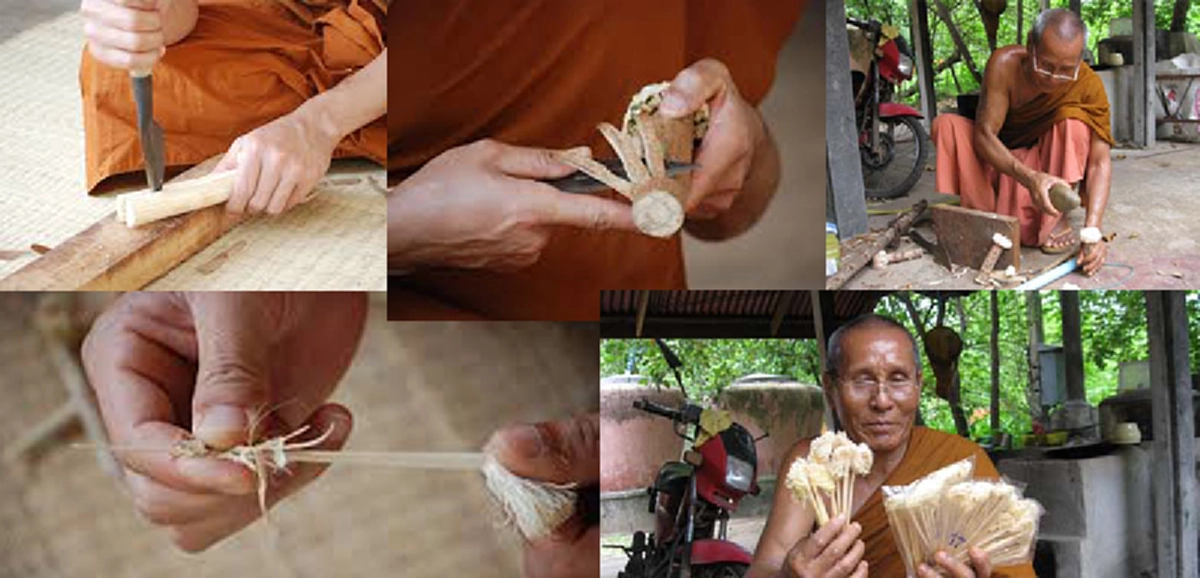 แปรงสีฟันจาก ภูมิปัญญาพระสายป่าที่ทำใช้เอง รู้แล้วจะทึ่ง!!!