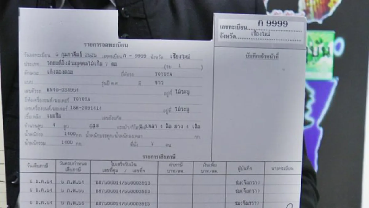 ที่สุดแห่งความปลื้มปิติ...ชมภาพ"รถของในหลวง"ทะเบียน ก-9999 หนึ่งเดียวในเชียงใหม่...ระบุพระนามเป็นผู้ถือครองสิทธิ์(ชมภาพและรายละเอียด)