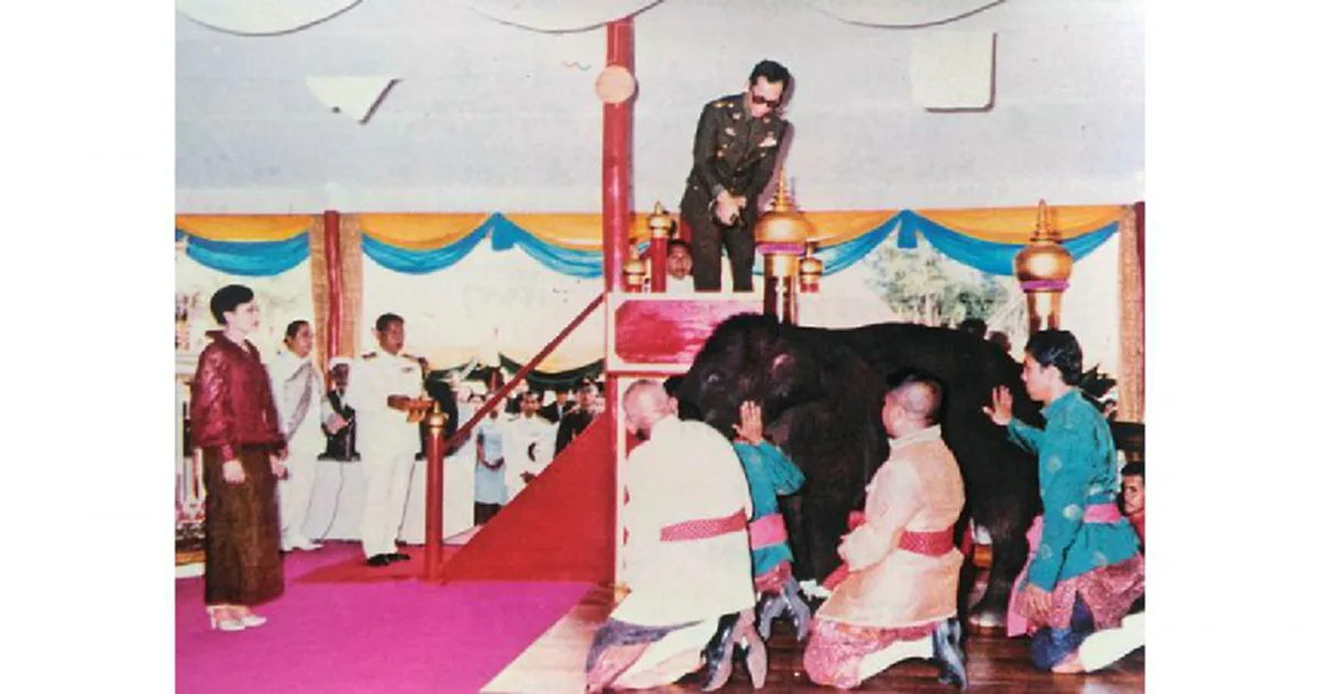 กินอาหารเสียเถอะ แล้วจะนำถวายพระเจ้าแผ่นดิน ปาฏิหาริย์ พระศรีนรารัฐราชกิริณี ช้างเผือกแห่งรัชกาลที่ ๙