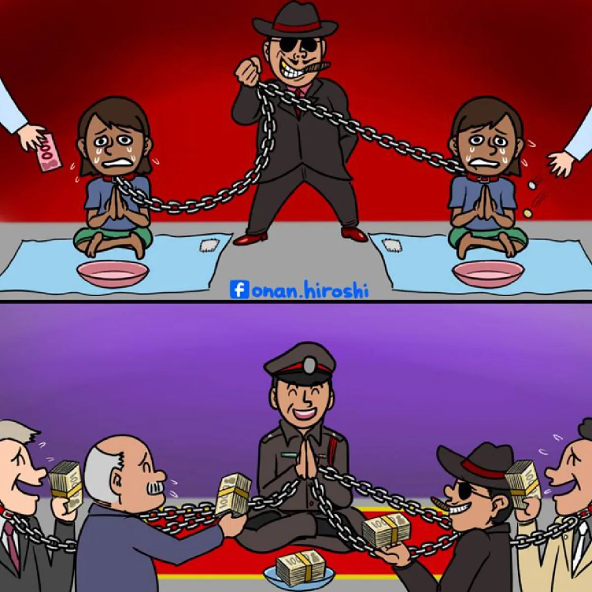 เหน็บ..เจ็บ..แสบ!! ภาพล้อเทียบสังคมไทย-ญี่ปุ่น  บางทีกระจกบานนี้ก็บอกอะไรดีๆเหมือนกัน??? (ชมภาพ)