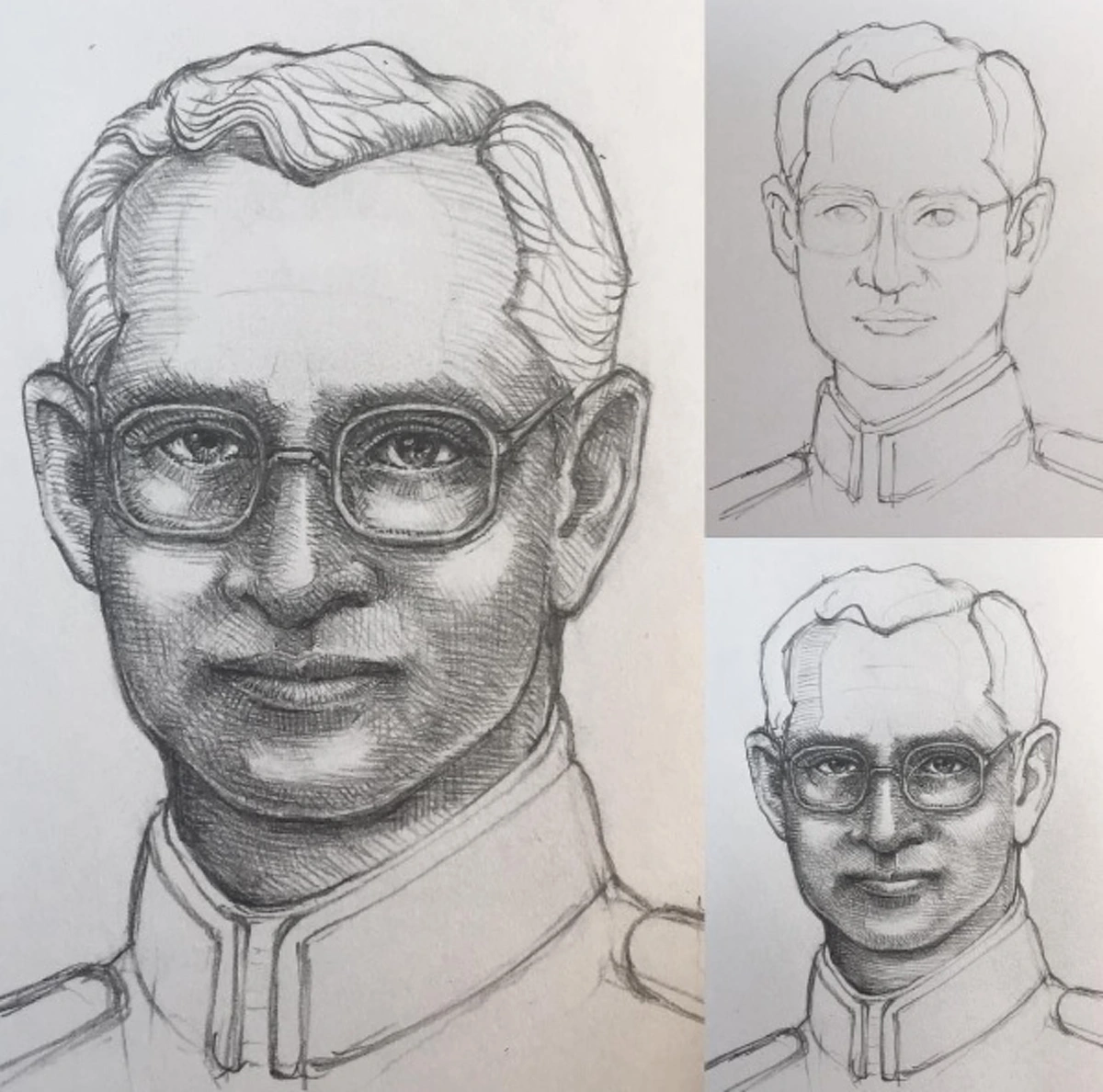 ครั้งแรกในชีวิต!!! "เอ พศิน" วาดภาพพระบรมฉายาสาทิสลักษณ์ พ่อหลวงรัชกาลที่ ๙