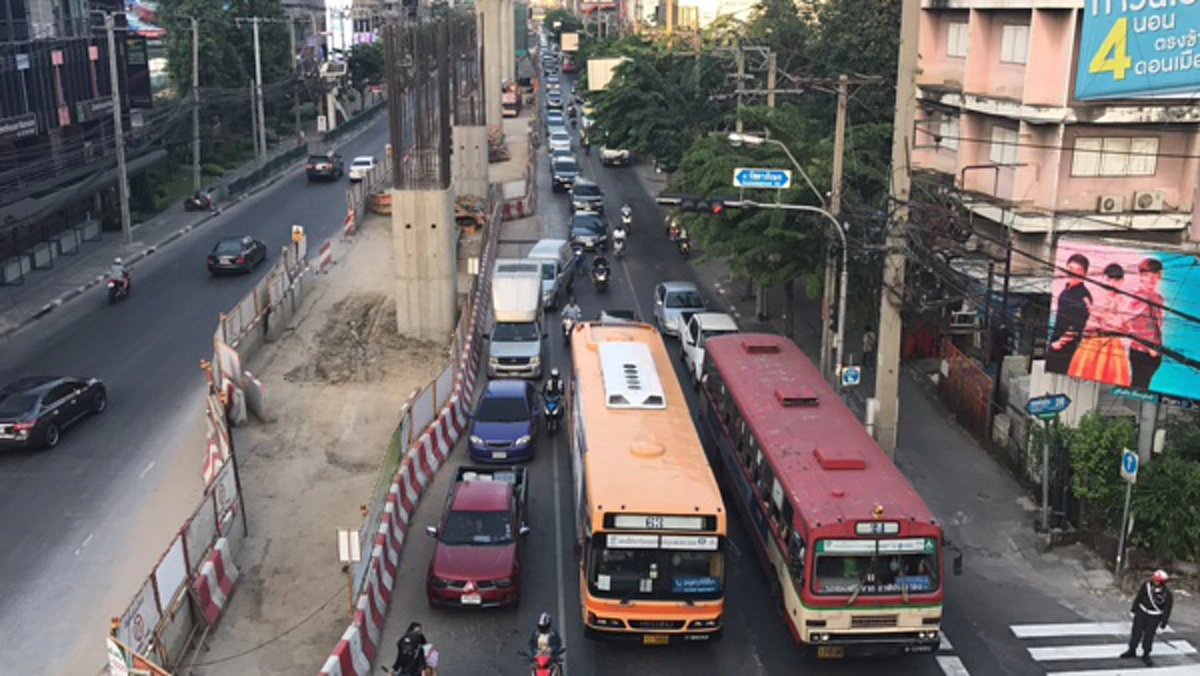 การจราจรอ่วมอีกครั้ง !!! ปิดการจราจรแยกรัชโยธิน ขุดอุโมงค์ทางลอดแยกรัชโยธิน เริ่มคืนนี้ 23 ม.ค.นี้