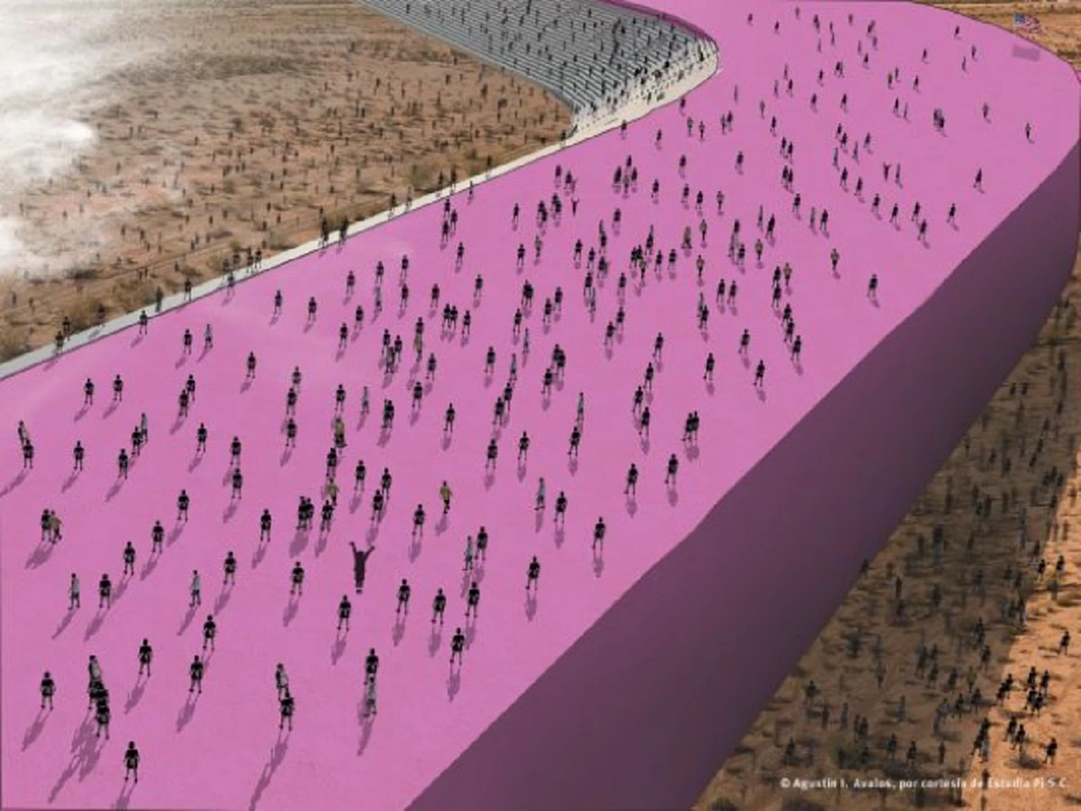 ชมภาพกันชัดๆ !! บริษัทสถาปัตยกรรมเม็กซิโก เผยภาพกำแพงกั้นชายแดนสหรัฐ-เม็กซิโกของทรัมป์ เห็นแล้วบอกได้คำเดียวว่า โหดสุดๆ มดยังผ่านไม่ได้ !! 