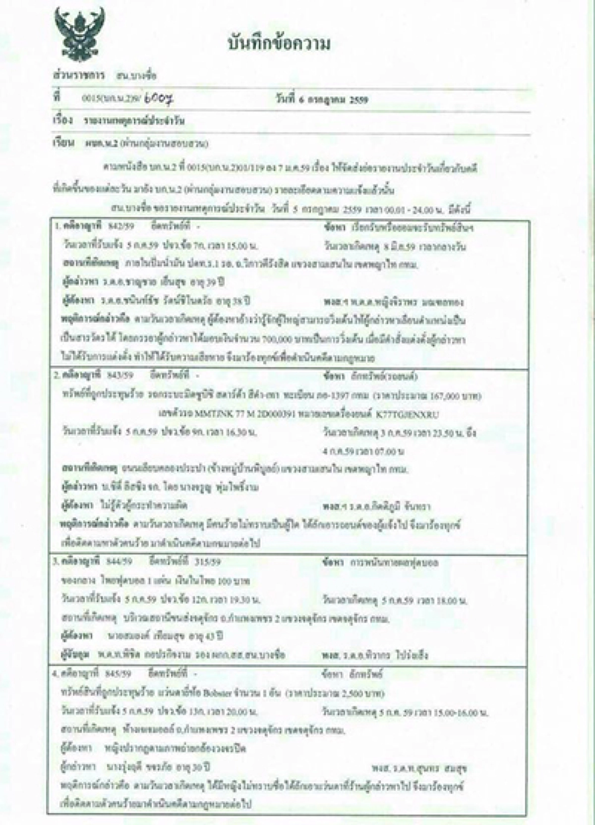 สะเทือนบช.น.แน่ๆ!!! ร.ต.อ โร่แจ้งจับ ร.ต.อ. เรียกรับ 7 แสนค่าวิ่งเต้นขึ้นเป็นสารวัตร สุดท้าย "ปิ๋ว"  ??