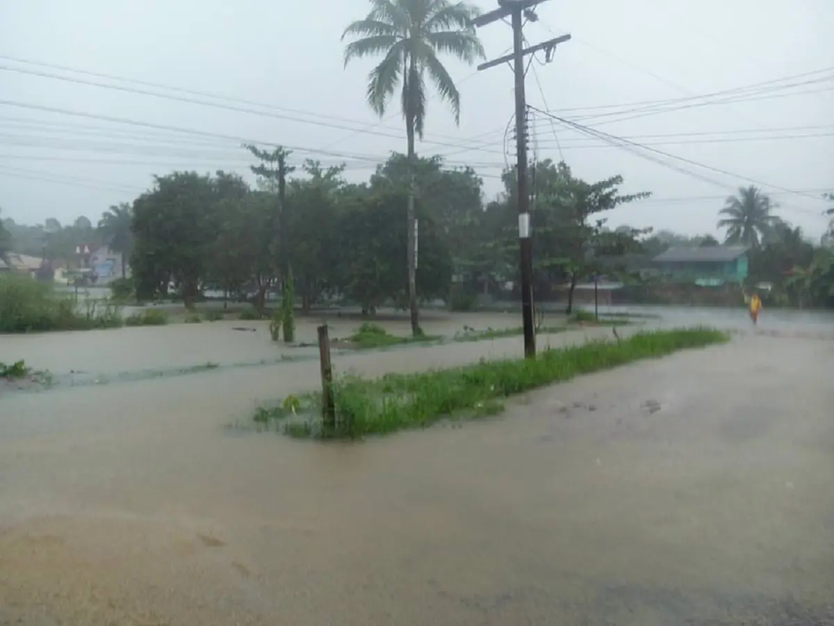 ด่วน!! ฝนตกหนักต่อเนื่องเมืองนครฯ ทม.ยกธงเหลืองแล้ว-น้ำจากเขาหลวงไหลหลากเข้าพท.3 ต.รับน้ำ หวั่นท่วมระลอก3 เตือนปชช.รับมือ(ชมคลิป)