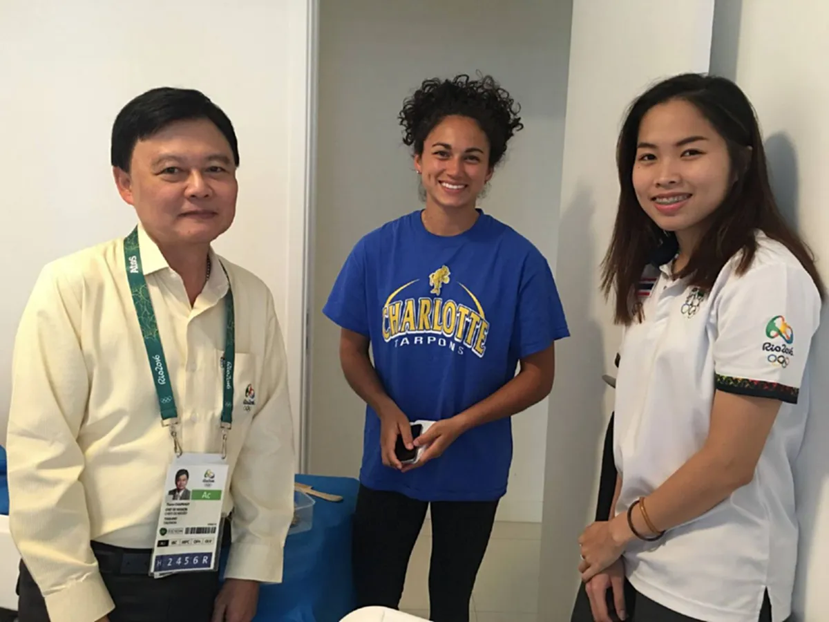 มาส่องเบื้องหลังความสวย !!! นักกีฬาไทย ลงสนามเปิด โอลิมปิกเกมส์  ...โอ้ โห้ ขยี้ตารัวๆ (ชมภาพ)