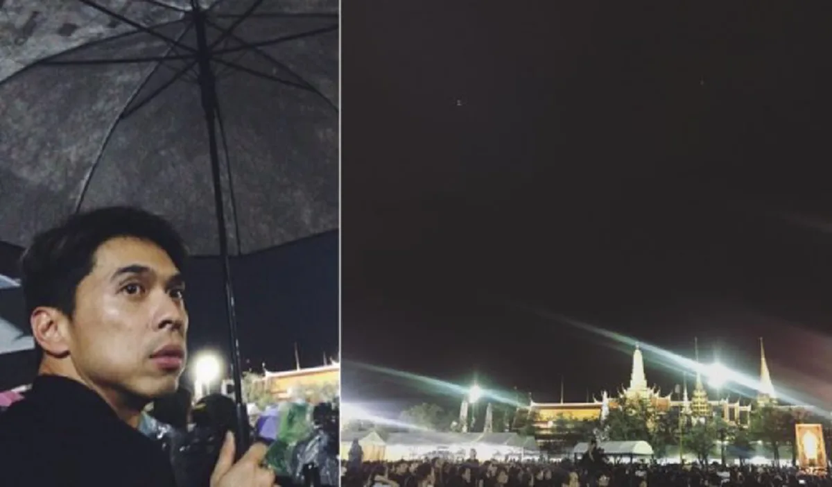 แชร์ว่อน ภาพหาชมยาก สวยงามอย่างน่าอัศจรรย์  ฝนตกไม่ทั่วฟ้า ดีเจเอกกี้ยังเอ่ยปาก ความมหัศจรรย์ของสายฝนกับคืนประวัติศาสตร์