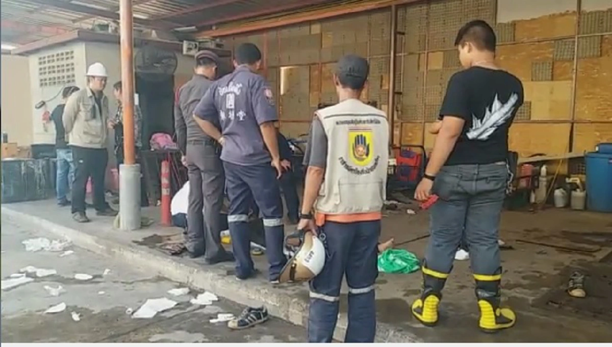 สยองรายวัน!! "หนุ่มพม่า" ถูกไฟดูดคาบ่อบำบัดน้ำเสีย เพื่อนคนงานเห็นลงไปช่วย ดับอนาถรวม 4 ศพ!!