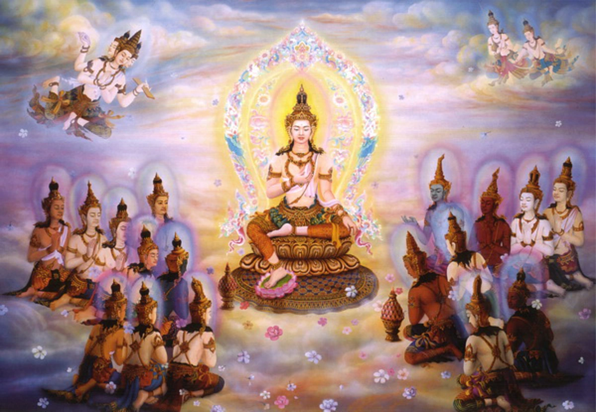 สวรร์ชั้นดุสิต คือสวรรค์ของผู้ปรารถนาพุทธภูมิ จะสถิตอยู่หลังจากลาโลกมนุษย์ไปแล้ว เพื่อเตรียมการกลับมาบรรลุเป็นพระพุทธเจ้า