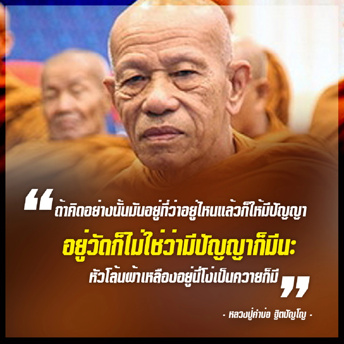 หัวโล้นผ้าเหลืองอยู่นี่โง่เป็นควายก็มี