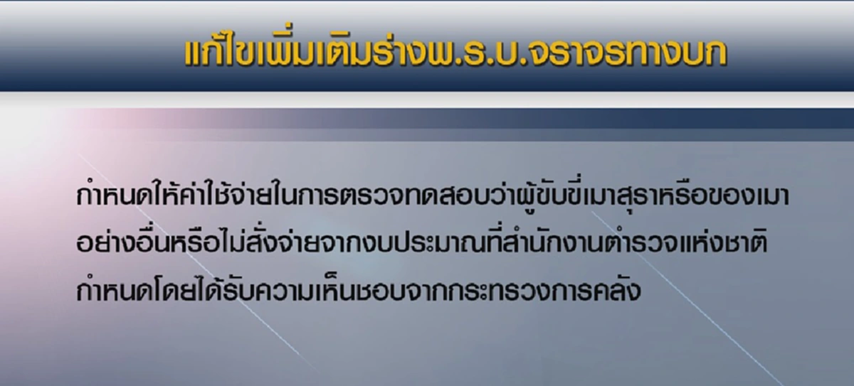 เจอของหนัก !!! ผู้ขับขี่รถฟังไว้ รัฐเอาจริง แจกแจงเป็นข้อๆ แหกกฎจราจร เพิ่มโทษ  (มีคลิป)