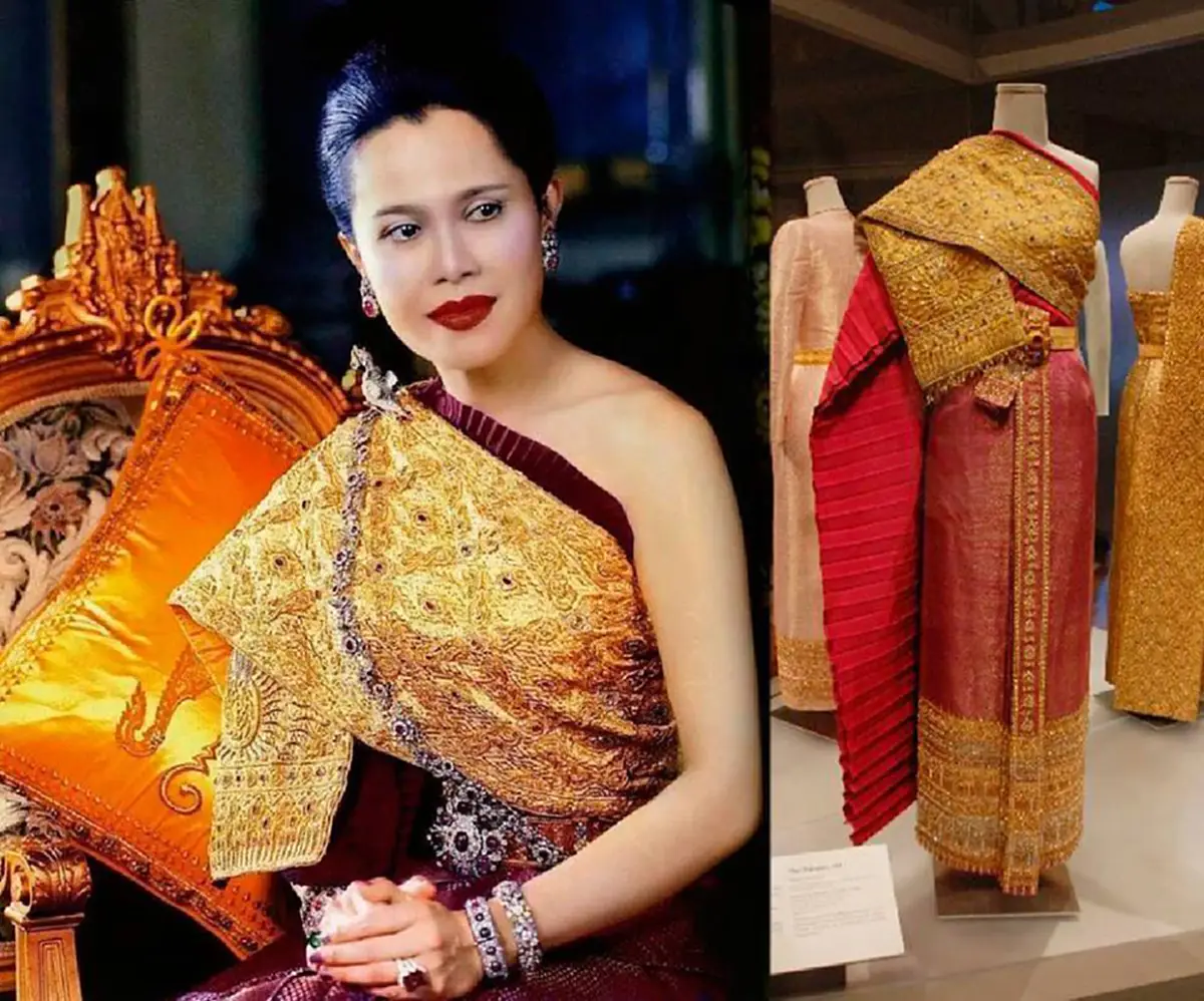 เป็นบุญตายิ่งนัก!! ชมความงดงาม ฉลองพระองค์ สมเด็จพระนางเจ้าสิริกิติ์ฯ เมื่อครั้งอดีต (ภาพชุด) 