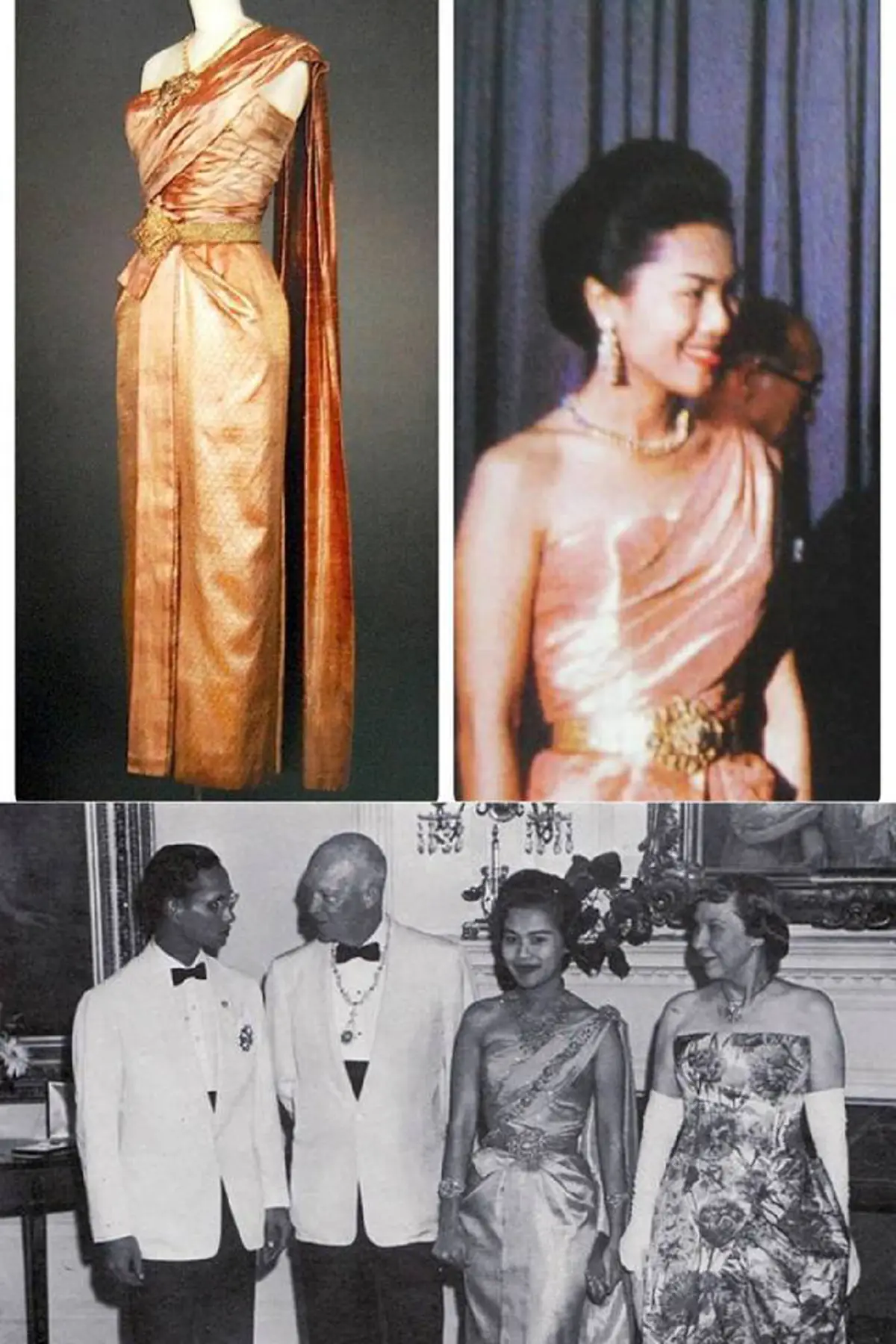 เป็นบุญตายิ่งนัก!! ชมความงดงาม ฉลองพระองค์ สมเด็จพระนางเจ้าสิริกิติ์ฯ เมื่อครั้งอดีต (ภาพชุด) 