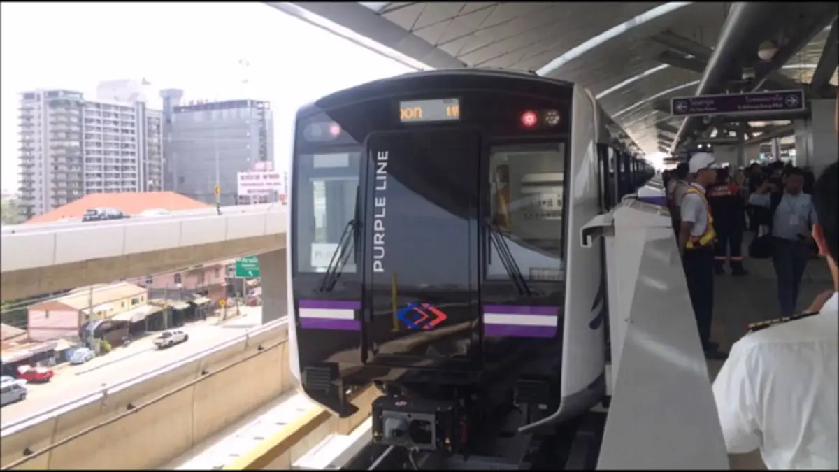 โคตรเสียดายเงินภาษีประชาชน!!! รถไฟฟ้าสายสีม่วงขาดทุนบักโกรก 350 ล้านบาท ในระยะเวลาเพียงแค่ 3 เดือน