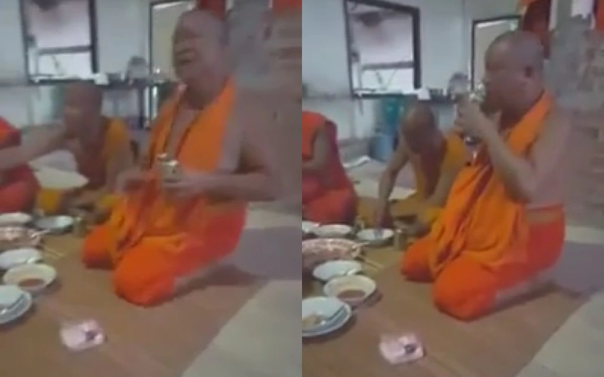 วงการสงฆ์ฉาวอีกระลอก!!! คลิปแฉพระดื่มเบียร์กลางวัดจ.หนองคายว่อนโซเชียล พบเป็นถึงเจ้าคณะตำบล-เจ้าอาวาสวัดดัง อ้างไม่รู้ถูกแอบถ่ายใช้แบล็คเมล์??