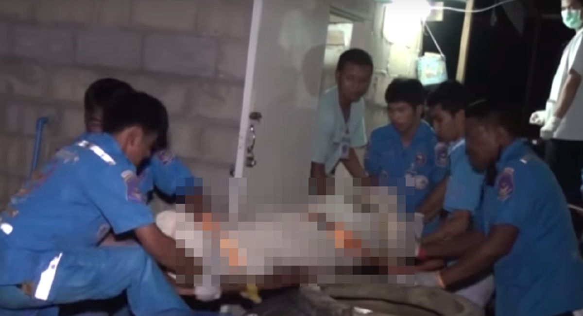 นั่นเลยประตูนรกเปิดรอ !!!    ลูกเขยโหดถูกกีดกันรักเพราะความไม่เอาถ่านของตัวเอง  คว้ามีดแทงแม่ยายดับสยองก่อนผูกคอหนีผิด !!?!!
