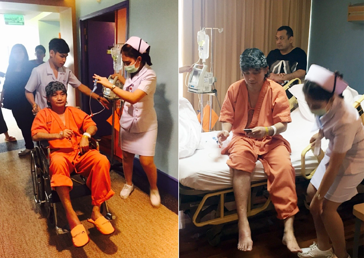 ส่งใจไปช่วย !!! หาม ปู-พงษ์สิทธิ์ เข้าโรงพยาบาล พบค่ากรดยูริกสูงผิดปกติ !!?!!