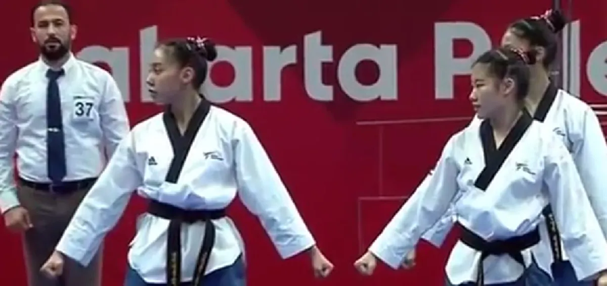 มาเเล้วเหรียญทอง ล้มชาติเบอร์1 "เทควันโดพุมเซ่สาวไทย" ปราบ"โสมขาว"ตัวเต็ง ประเดิมเหรียญทองเเรก "เอเชียน เกมส์2018"