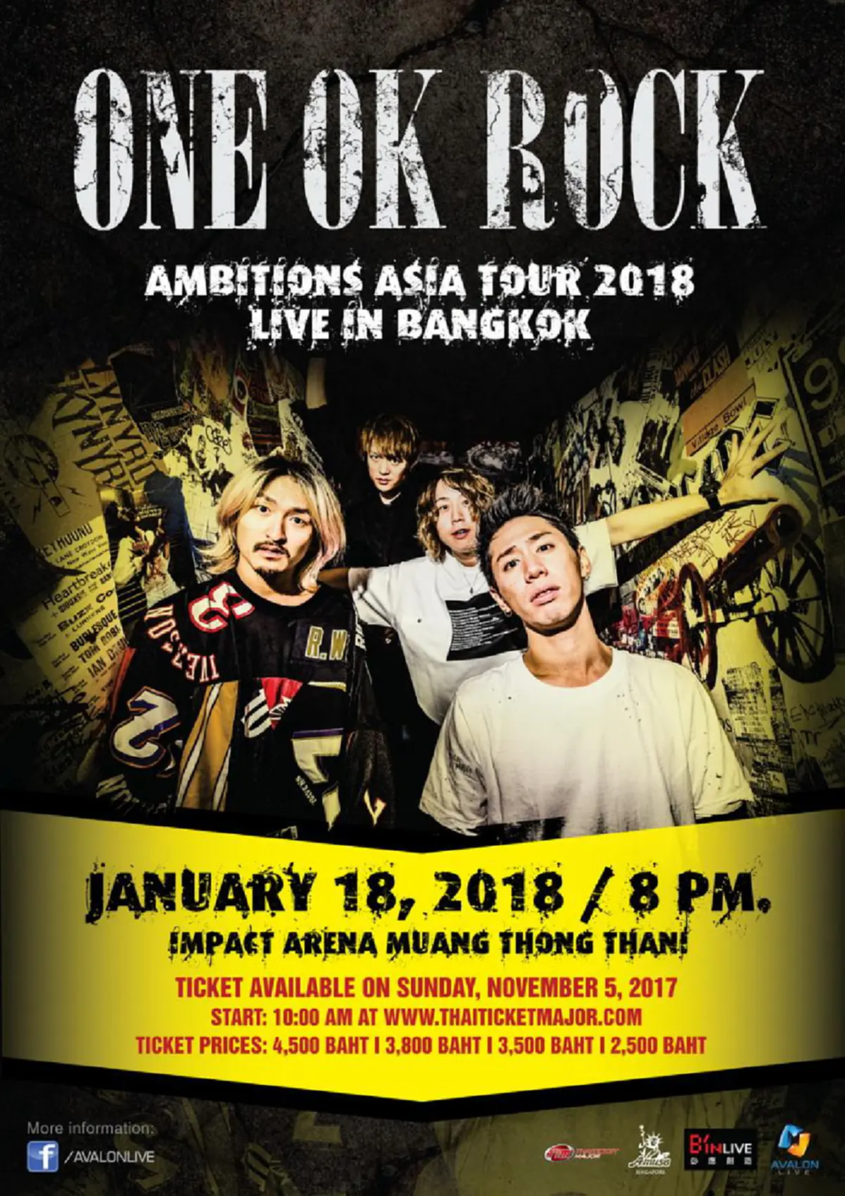 เส้นทางดนตรีจากเอเชีย...สู่เวทีโลก! ! บทพิสูจน์ความมุ่งมั่นของ ONE OK ROCK (รายละเอียด)