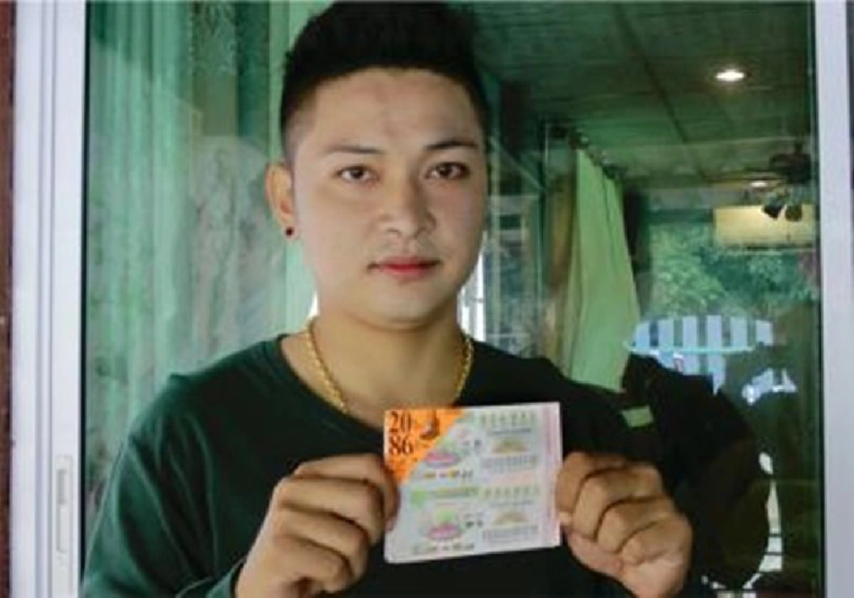 คนดวงดีถูกหวย