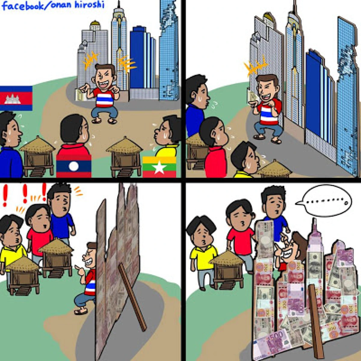 จุกอกแทบพูดไม่ออก!! แต่มันคือความจริง?? 10 ภาพ ที่ต่างประเทศ ล้อเลียนสังคมไทย..เห็นแล้วเศร้าใจ?? หรือประเทศเรากำลังถดถอย!! (ชมภาพ)