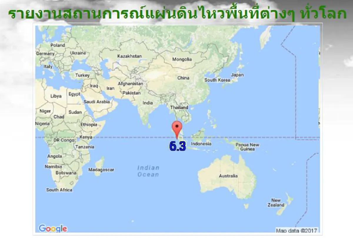ระทึก ขวัญผวา !!! แผ่นดินไหวเขย่าอินโด 6.3 ริกเตอร์ เข้าขั้นรุนแรง!