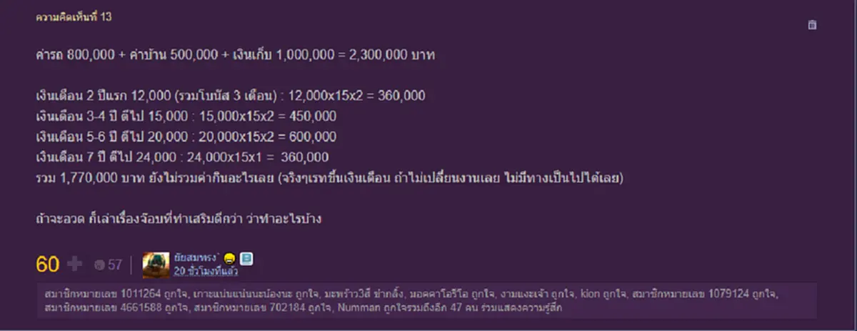 ชาวเน็ต ลองคำนวนตัวเลขเงินเดือน ครูแชร์ประสบการณ์ 7 ปี ผ่อนบ้าน รถ มีเงินเก็บ 1 ล้าน