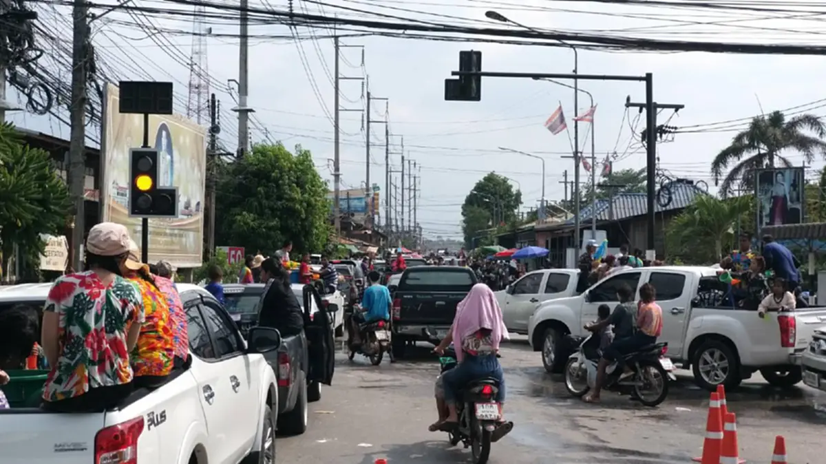 วันที่ 2 ของเทศกาลสงกรานต์  ศรีมหาโพธิ ปราจีนบุรี