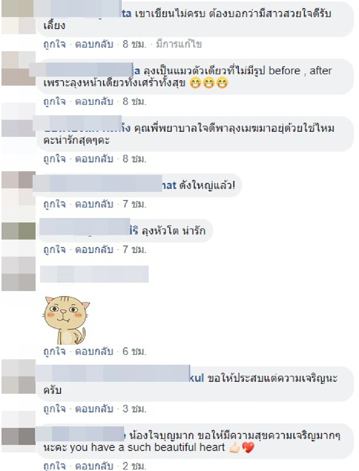 เเมวจรหน้าเศร้า อ้อนขอกินข้าวมันไก่ มีสาวใจดีรับเลี้ยงเเล้ว