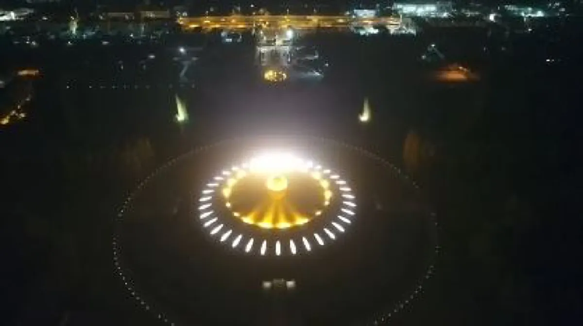 อลังการ !?!? ภาพมุมสูง "วัดพระธรรมกาย" ส่งตรงจากโดรน "ดีเอสไอ" ...เช็คเลยเวอร์วัง สุดลูกหูลูกตา   (มีคลิป)