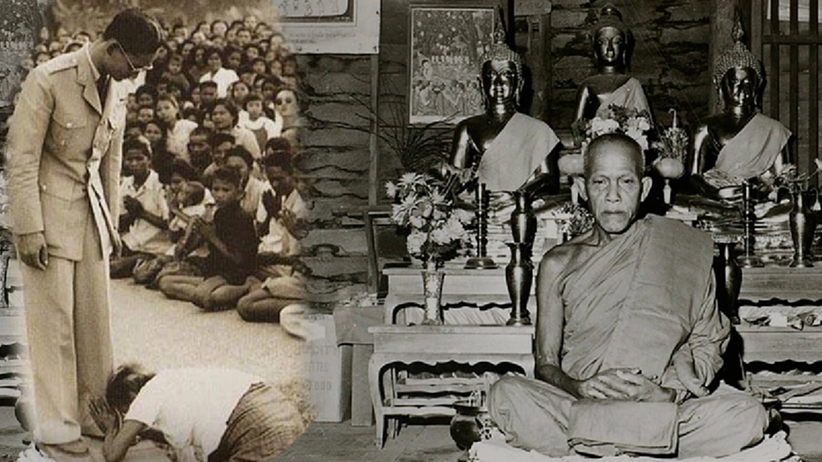 แค่พระบรมฉายาลักษณ์ ร.๙ ก็เหนือสิ่งใด!! กราบไหว้มีแต่เจริญ คำบอกกล่าวหลวงปู่ตื้อ ฝรั่งเจอความขลังกับตัวเองยังทึ่งจนลืมไม่ลง